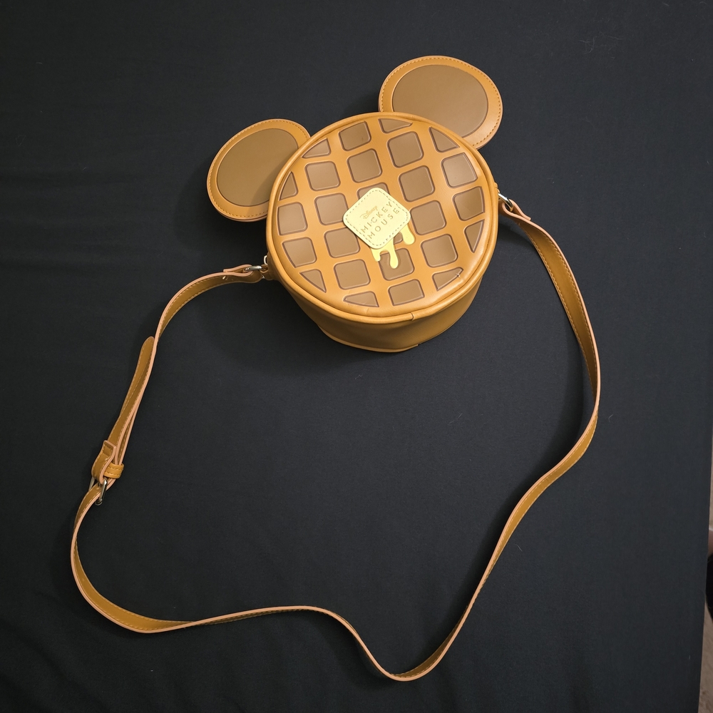 Disney Brown Crossbody Bag with Mickey Ears